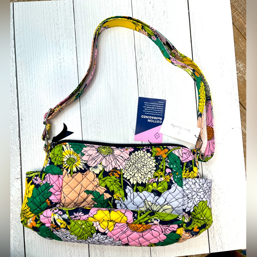 Vera Bradley on the go crossbody bag.  In Bloom Boom